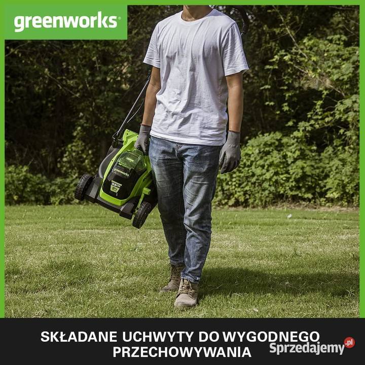 Greenworks GD24LM33K2 Kosiarka akumulatorowa 24V Rzeszów