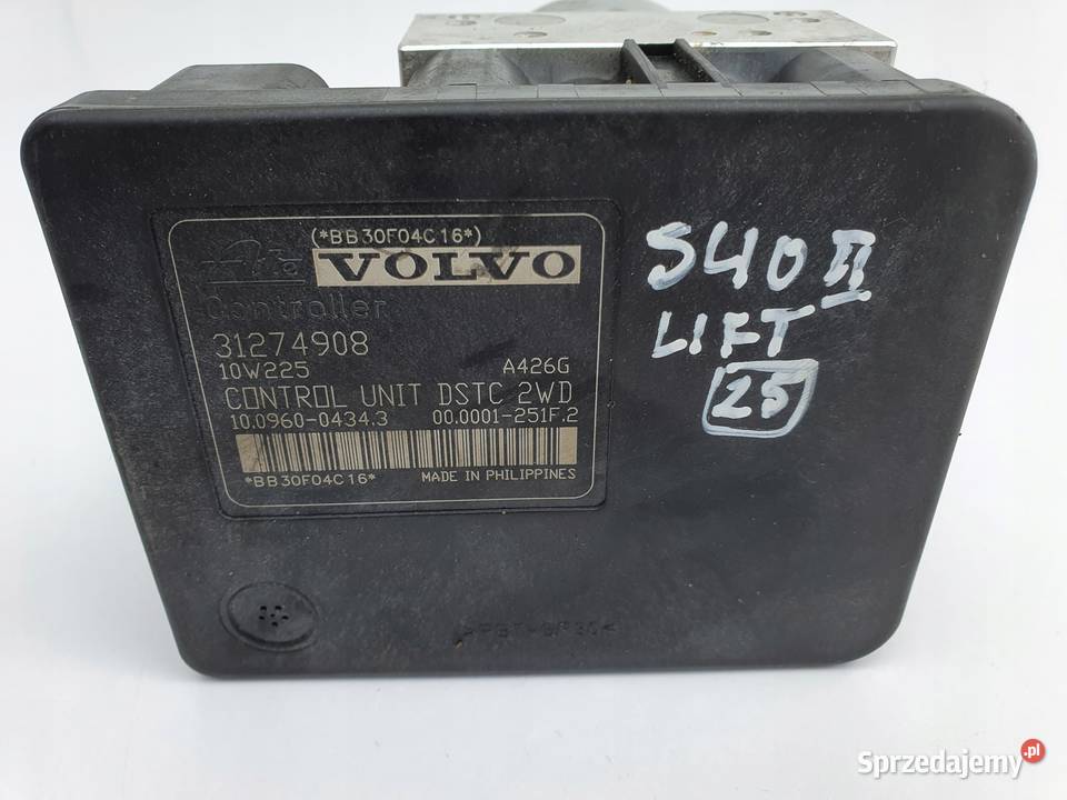 Volvo S40 II lift POMPA ABS Sterownik 31274907 osobowe sprzedam