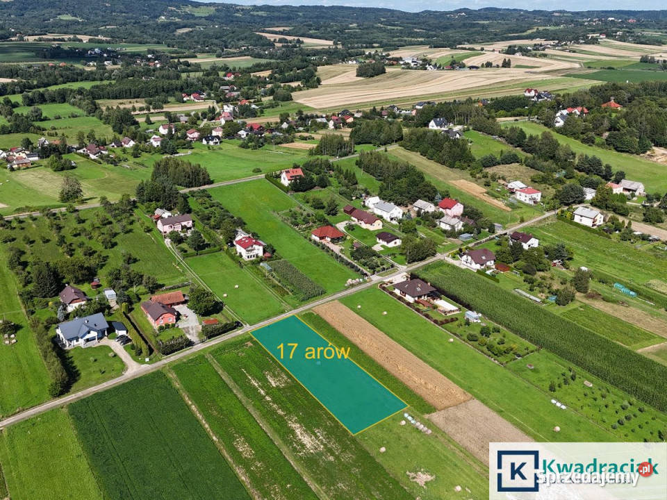 Działka 1700m2 Korczyna Zagórze woda sprzedam