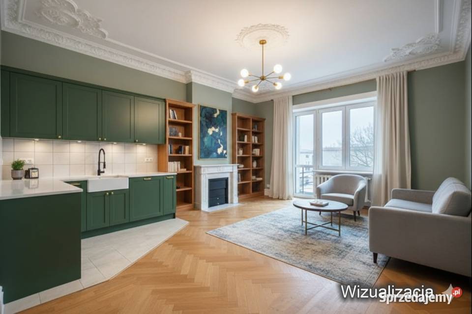 Mieszkanie 72 m2 w zadbanej kamienicy Balkon balkon Lublin