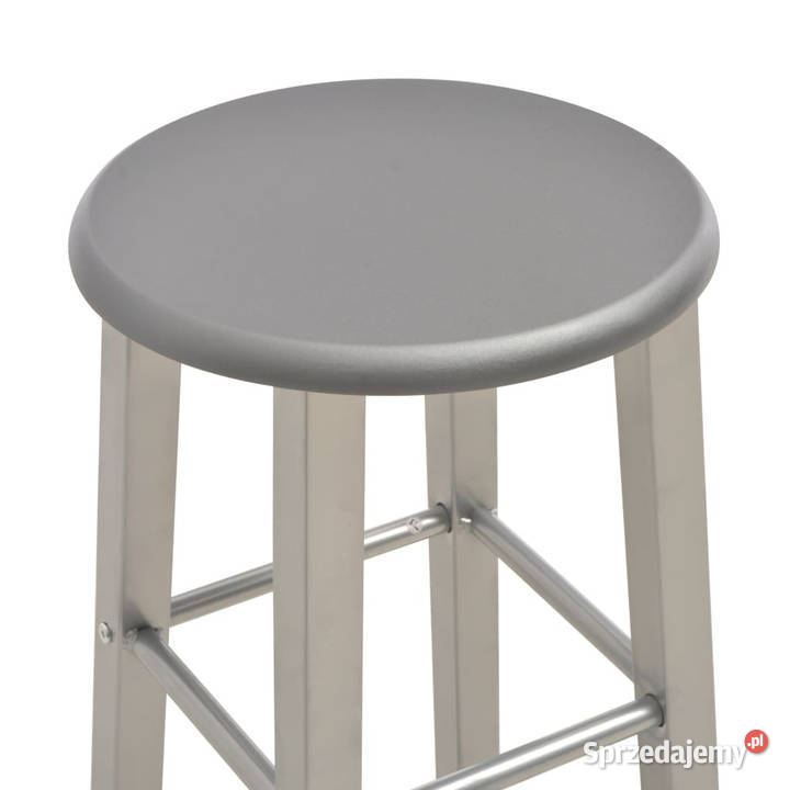 Stołki barowe 2 antracytowe MDF WM284387 Warszawa