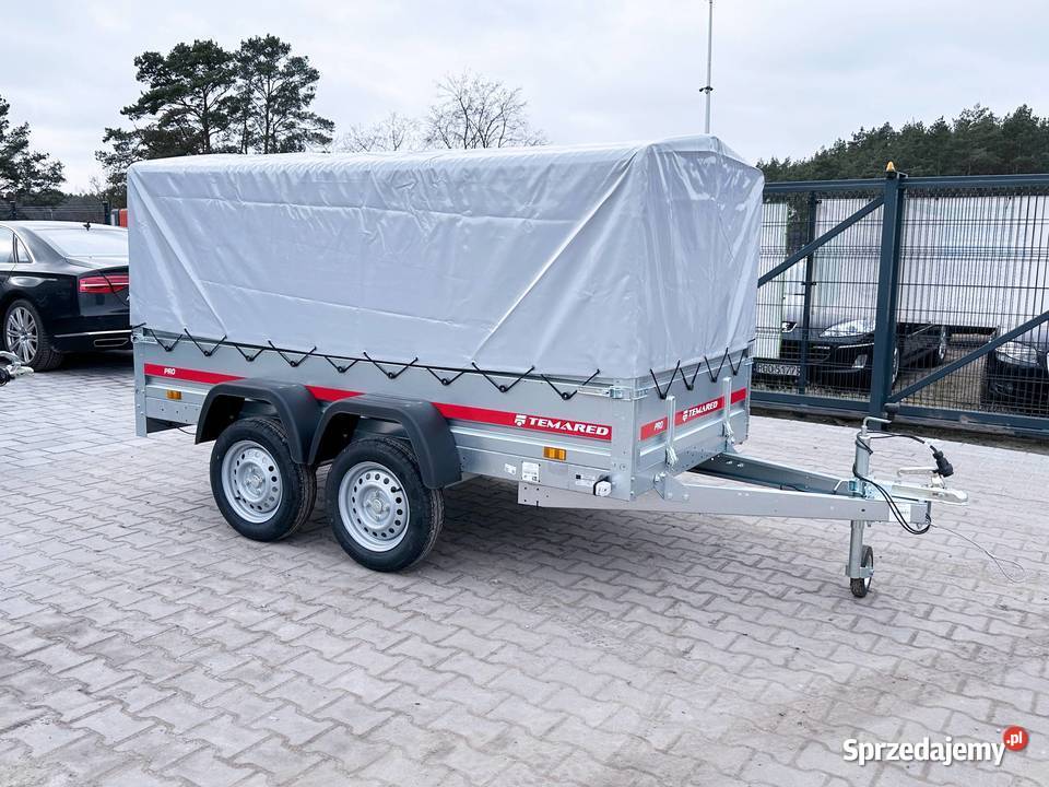 Przyczepa TEMARED PRO 26122 z plandeką 80 DMC sprzedam