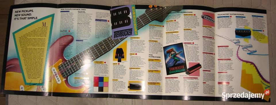 Seymour Duncan Pickups 1988 katalog Kępice