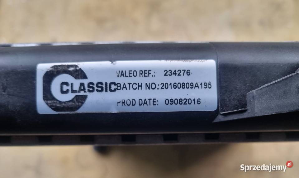 Chlodnica wody Valeo do BMW e46 nowa Włocławek