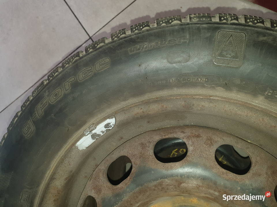 Felga stalowa opony BF Goodrich GForce 18565R14 Dobre Miasto