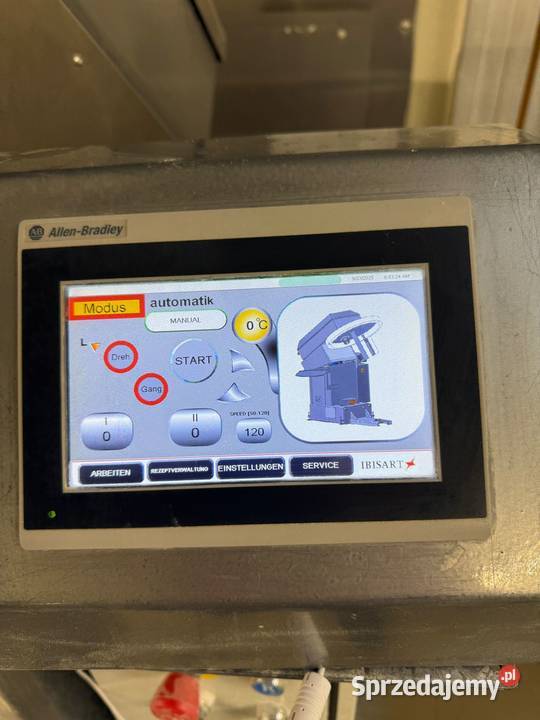 Pulpit sterowniczy panel dotykowy miesiarki MS