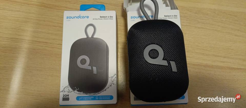 Dwa głośniki bt soundcore select 4go nowe