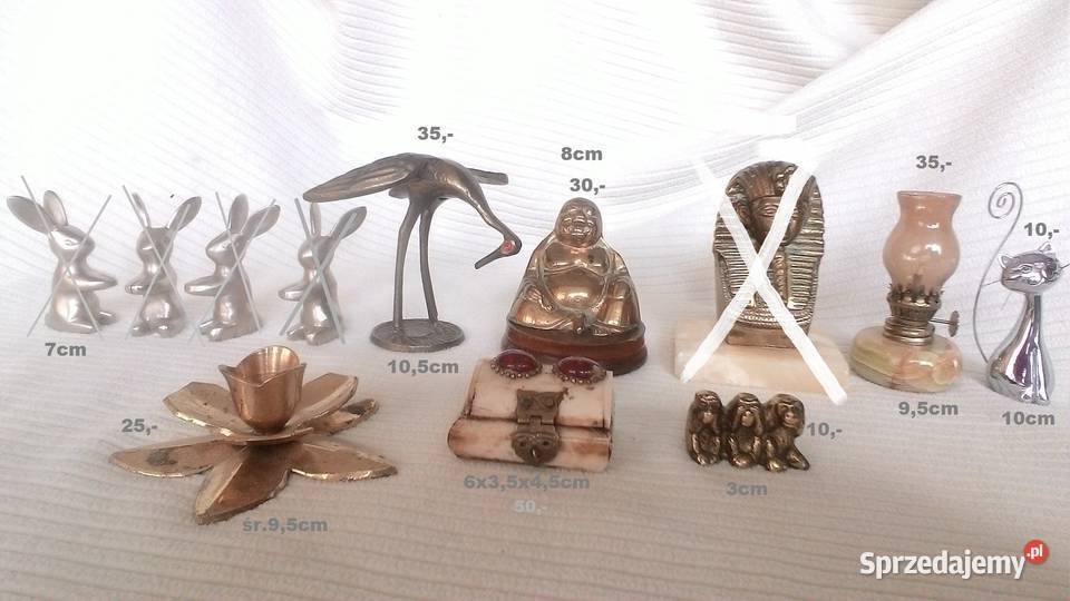 Figurki Mosiądz Budda Patera Cukiernica i inne Płońsk sprzedam