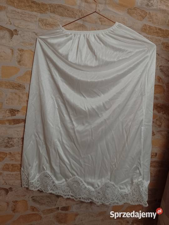 4042 LXL Biała półhalka pod spódnicę z Londynu koronki Kraków