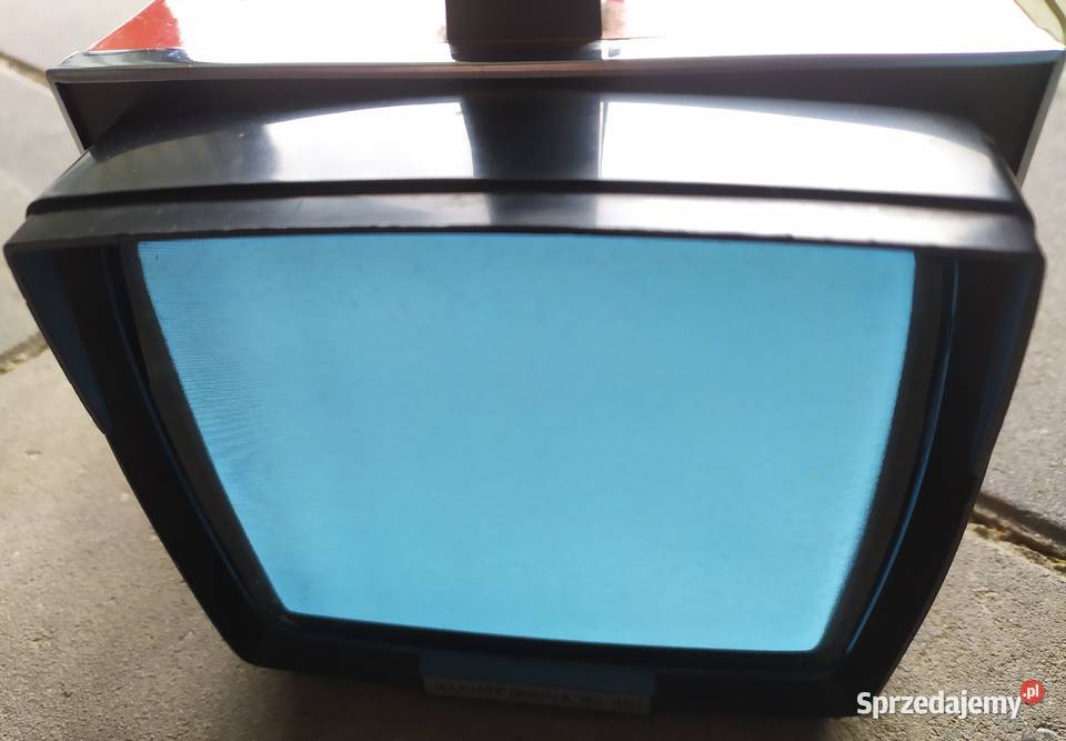 Stary radziecki telewizorek Elektronika WL100 Zielona Góra