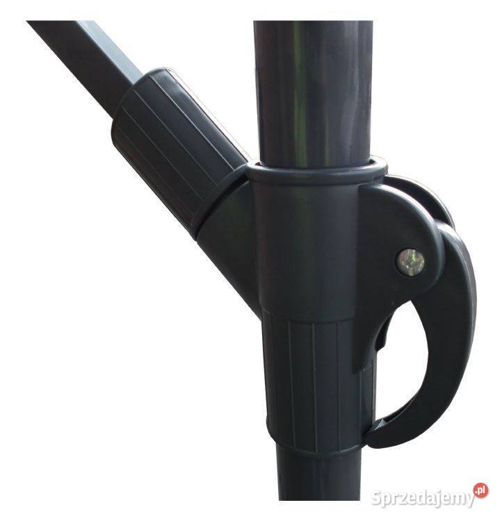 Duży parasol ogrodowy składany 350 zielony