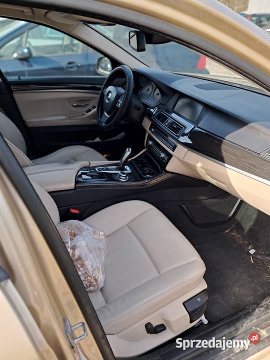 BMW f11 2010 złote kupione z salonu w Polsce diesel Warszawa sprzedam