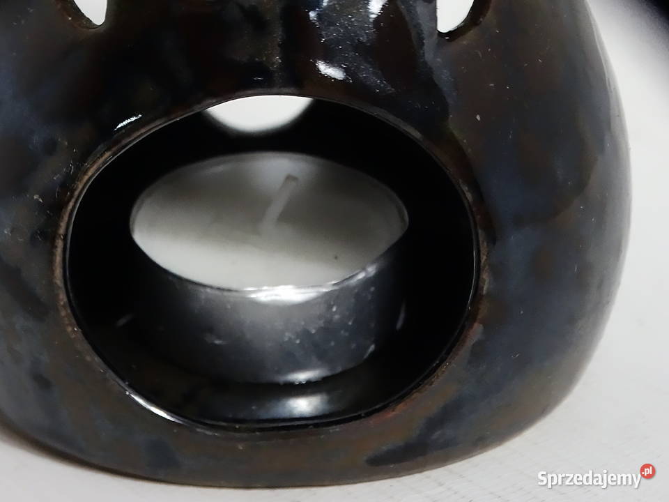 Elegancki Kominek Ceramiczny Efekt Petrol lubelskie Biłgoraj