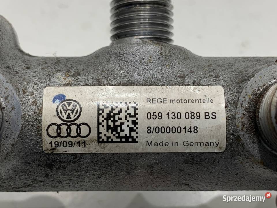 LISTWA WTRYSKOWA AUDI A6 C7 059130089BS 30 245 Listwy wtryskowe