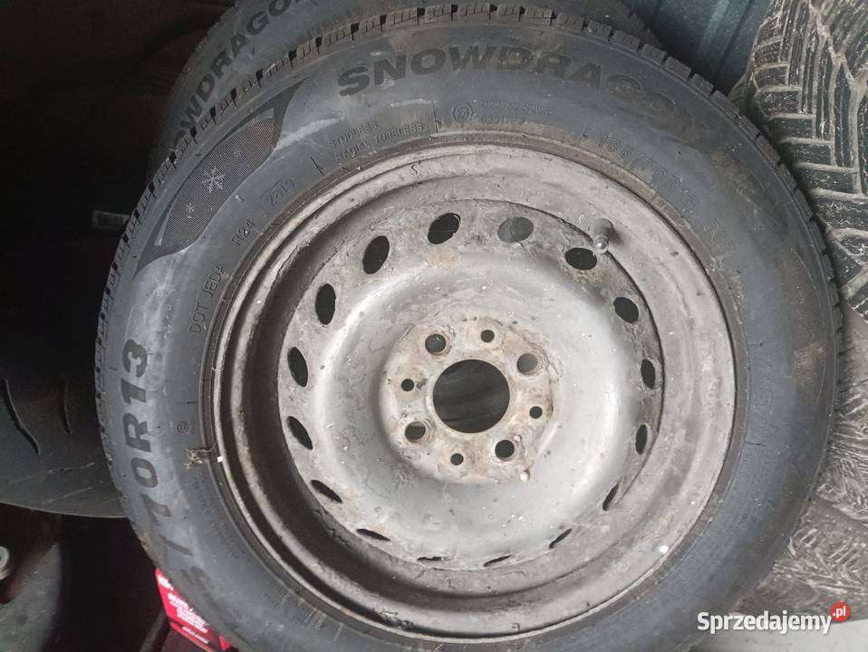 2 koła zimowe 13 ładne Fiat Seicento Piekoszów