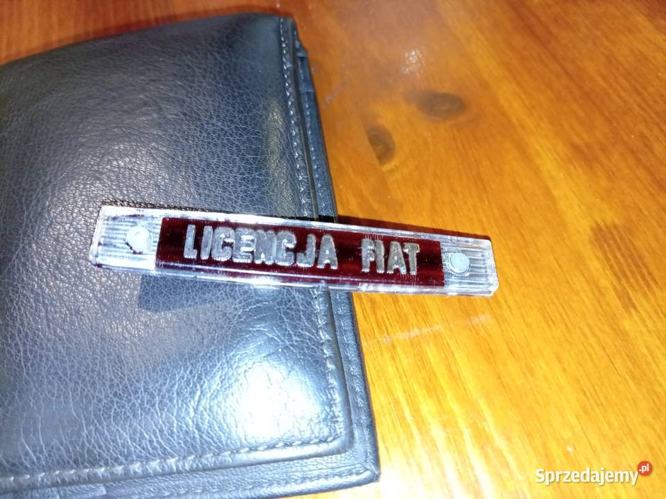 Licencja fiat emblemat fiat 125p Stalowa Wola