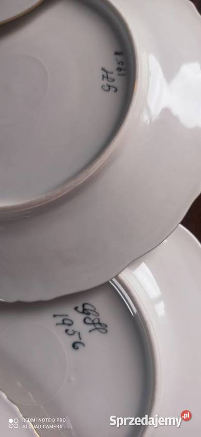 Talerzyk deserowy z ręcznie malowanymi dekorami Gdańsk sprzedam