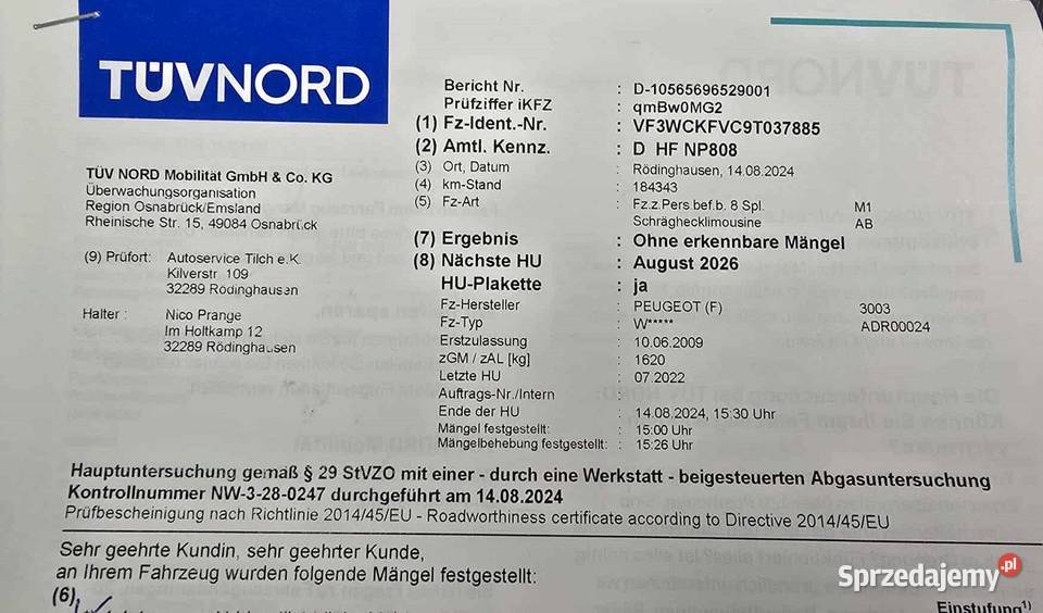 Peugeot 207 2009r 14 75 Benzyna Klimatyzacja podkarpackie Jasło sprzedam