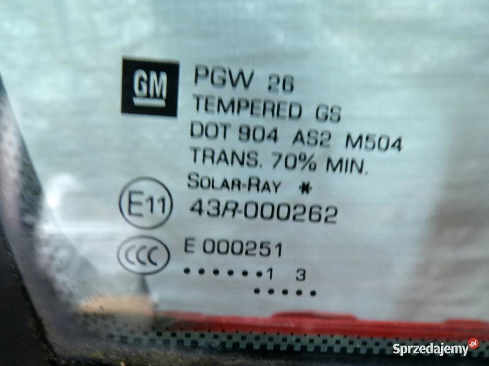 DRZWI PRAWY PRZÓD OPEL MERIVA B Z50B