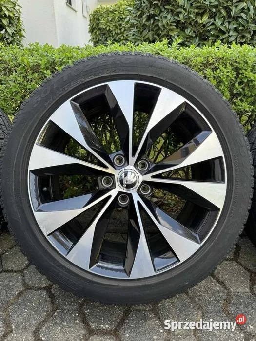 Oryginale felgi Skoda Cassiopeia 18 opony zimowe Bytów sprzedam