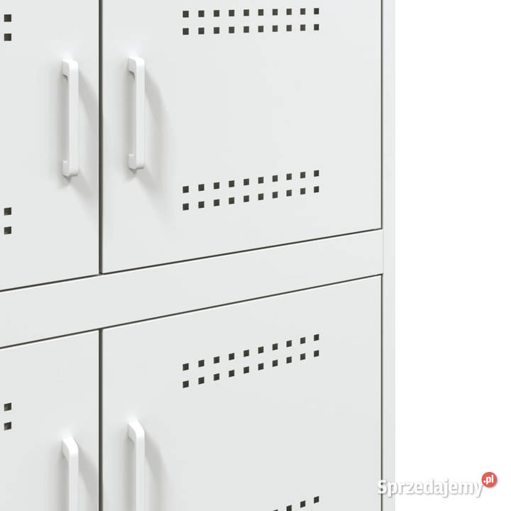 Szafka biała 68x39x79 stal WM842957 Meble Warszawa