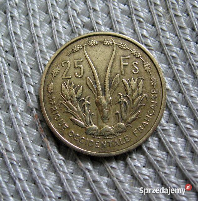 Francuska Afryka Zachodnia 25 Frank 1956r Kalisz