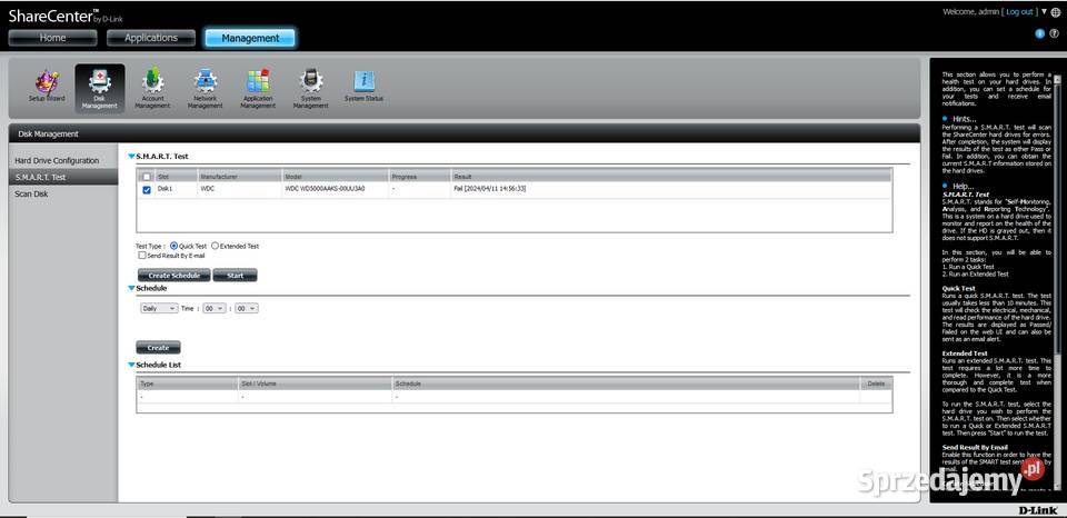 Serwer plików DLink DNS320L Szczecin