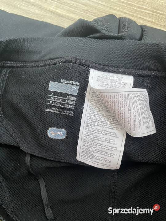 leginsy nike stan czarne s czarny