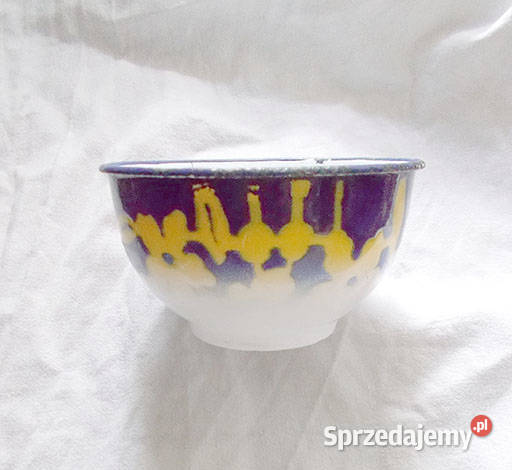 prl metalowa miseczka retro dekoracja do kuchni Bydgoszcz