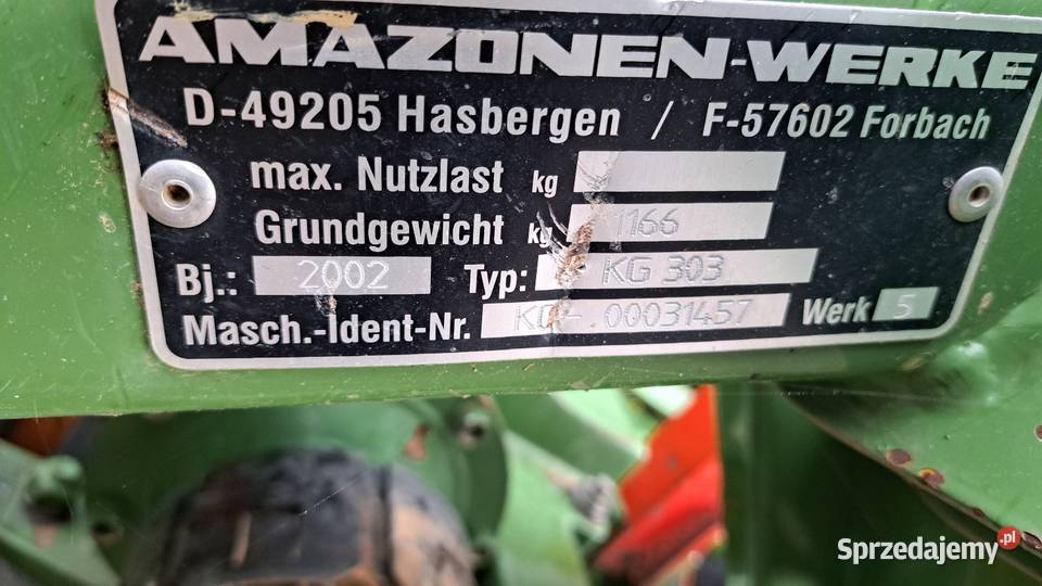 Agregat uprawowo siewny Amazone 303 małopolskie Lipnik sprzedam