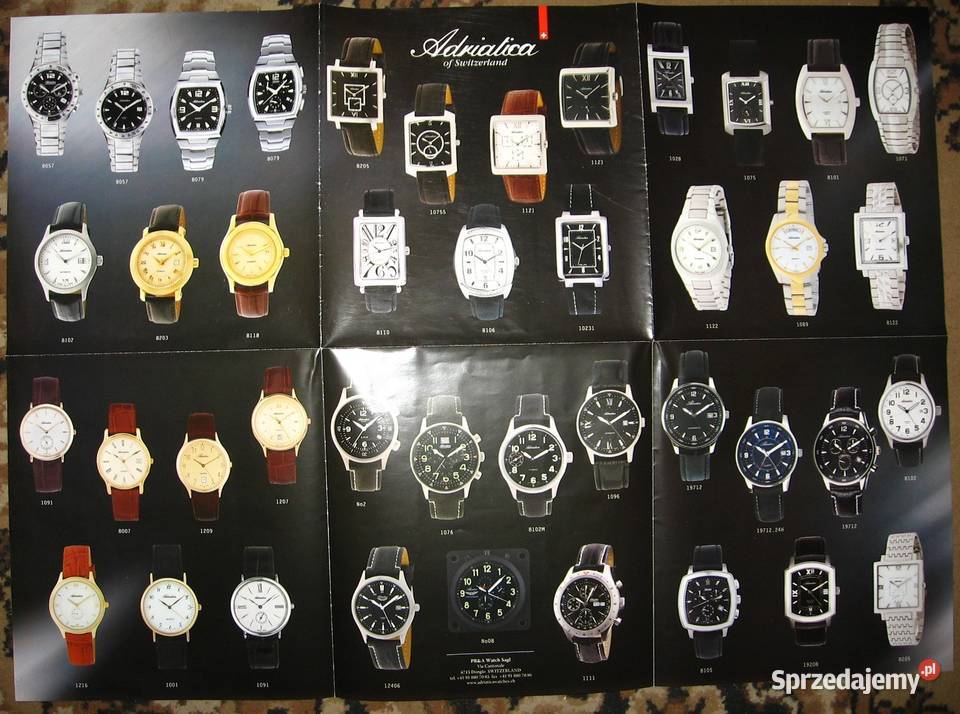 Adriatica watches catalog poster katalog sprzedam