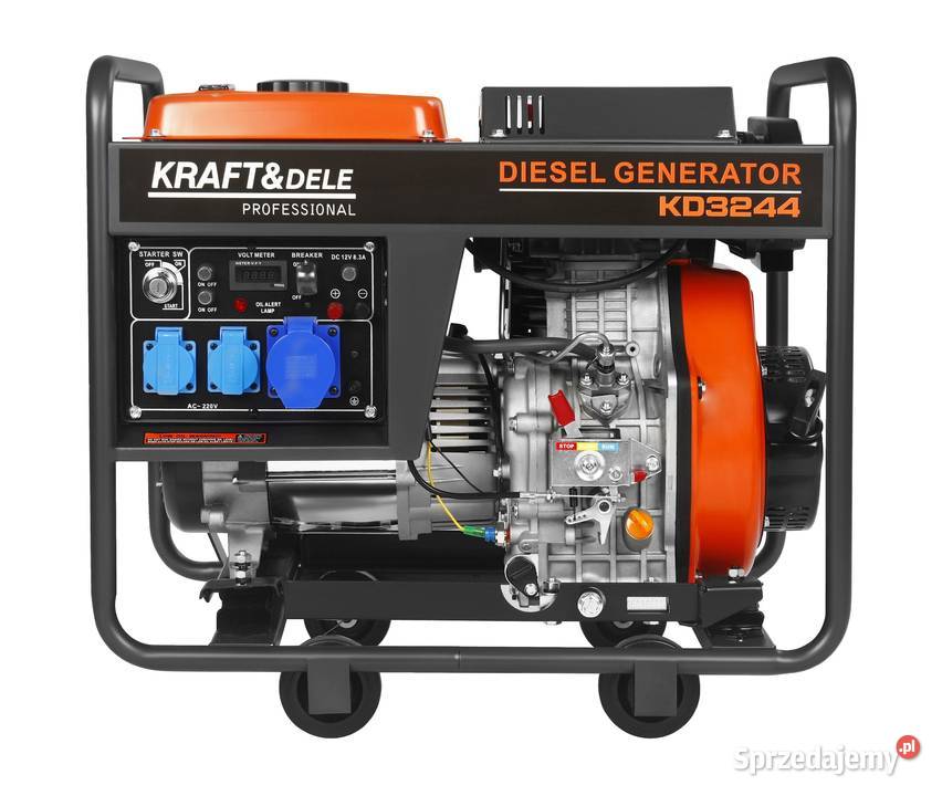 Agregat prądotwórczy 230V 32A 7KW DIESEL KD3244 Narzędzia