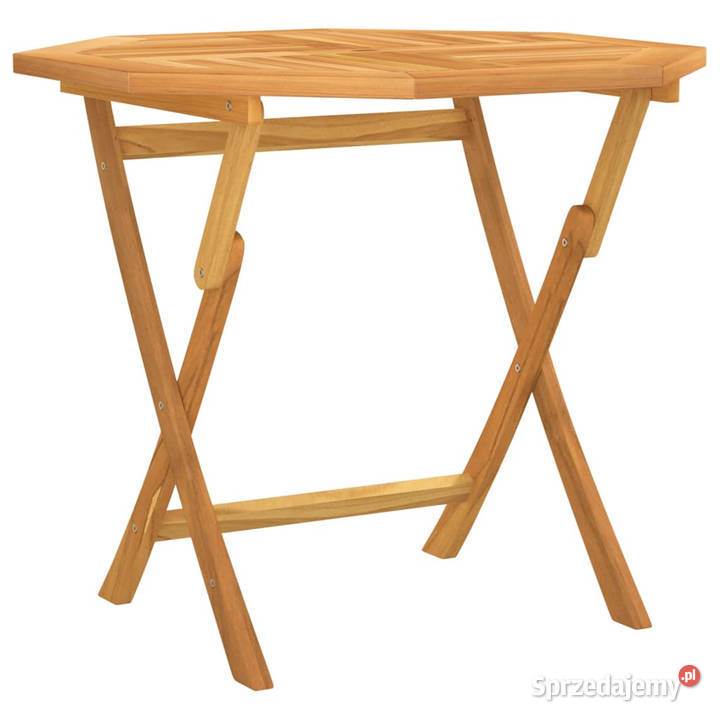 Składany stolik ogrodowy 85x85x76 lite drewno Warszawa