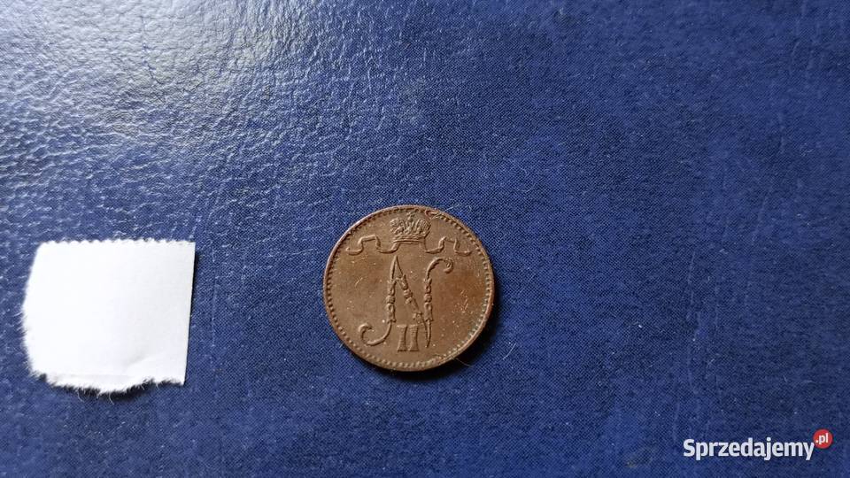 Stare monety 1 penni 1915 Finlandia Lesko