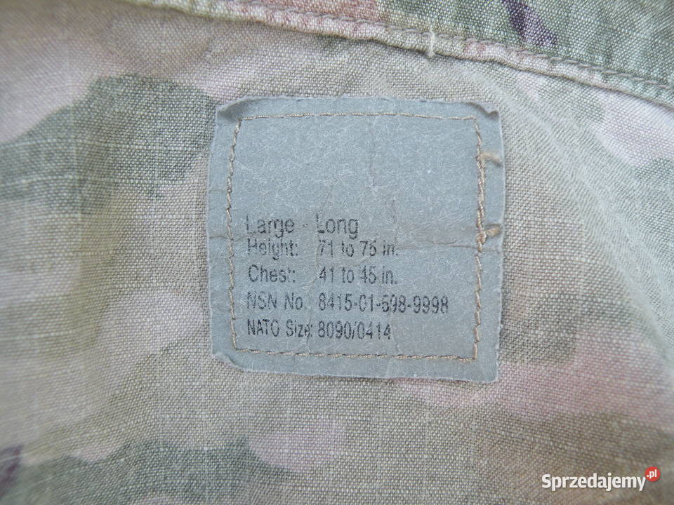 Bluza ACU multicam OCP large long RAYON Wrocław