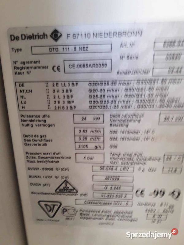 Piec Gazowy Sprwny podlaskie Zambrów