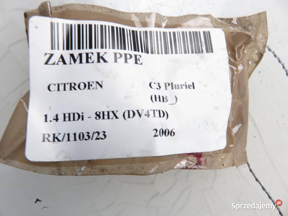 ZAMEK PRAWY PRZEDNI CITROEN C3 Pluriel 46978880 osobowe