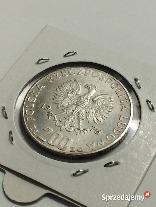 Sprzedam kopię monety w holderze Polska 200 Pozostałe Bydgoszcz