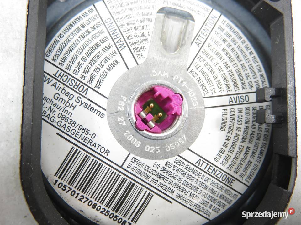 PODUSZKA KIEROWCY SEAT ALTEA 6L0880201AF