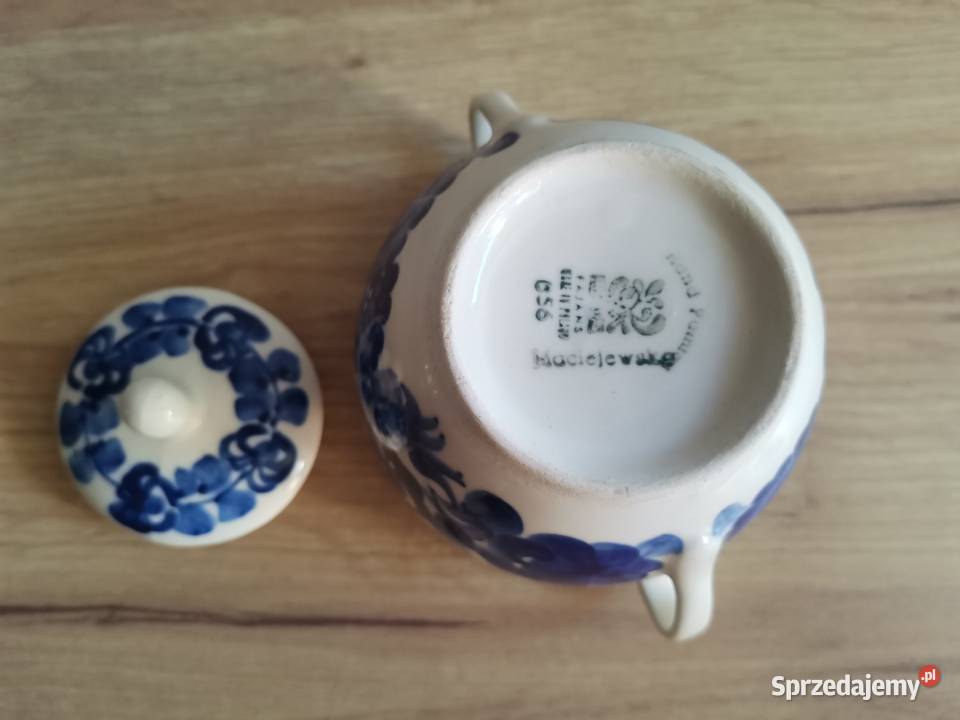 Stara cukiernica cukierniczka fajans Włocławek Porcelana i szkło śląskie Katowice sprzedam