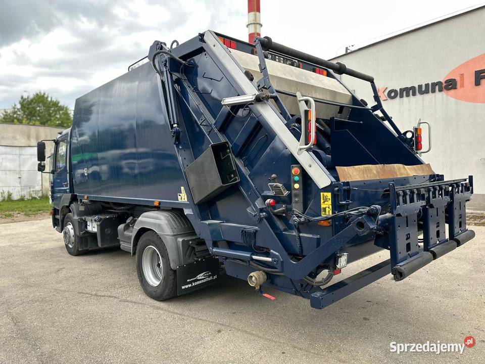 Mercedes Atego 1524 śmieciarka NTM 14m3 EURO 6 Śmieciarki świętokrzyskie Wola Murowana