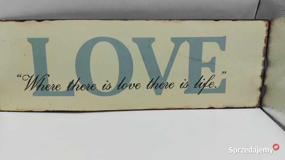 Stary szyld reklama LOVE Zamość sprzedam