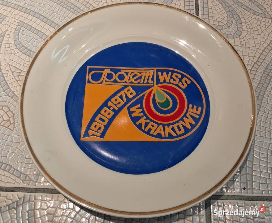 Talerz Pamiątkowy Społem WSS Kraków 19081978 Talerze i talerzyki Talerze i talerzyki Świecie