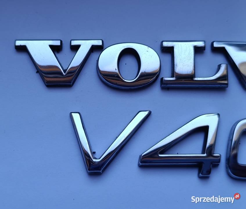 Napis emblemat Volvo V40 9504r Lipno