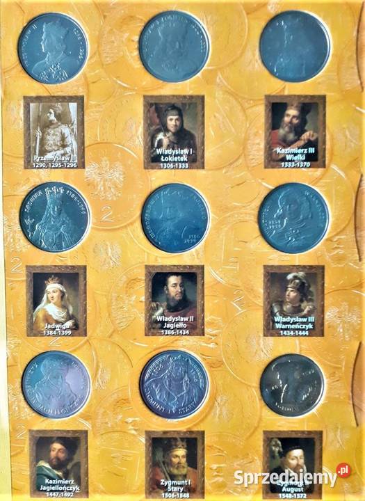 27 monet Fischer Komplet Królów Polskich warmińsko-mazurskie Ełk