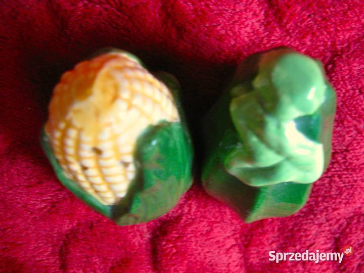 Sól i pieprz Ceramika warzywa 5 x 5 x 4 Rzadki wielokolorowy Siedlce