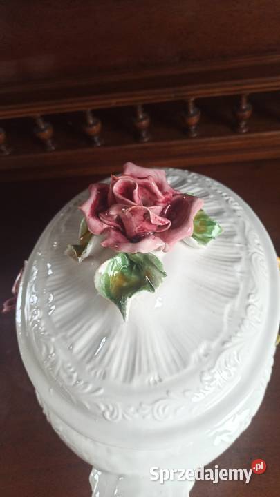 Waza z różami wielka Ręcznie zdobiona Wspaniałe Gdańsk sprzedam