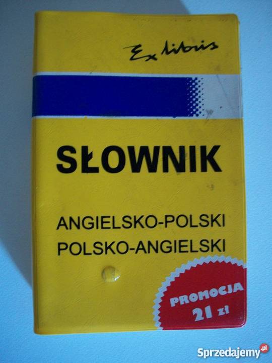 SŁOWNIK ANGIELSKO POLSKI POLSKO ANGIELSKI Książki do nauki języka obcego Elbląg