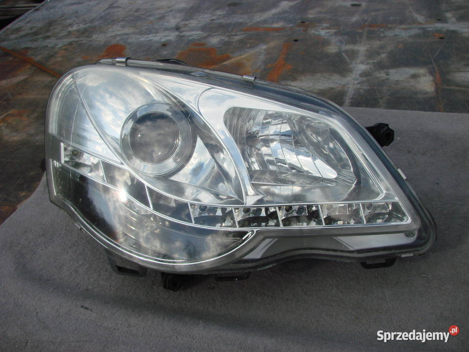 VW Polo 0509 reflektory TUNING LED DAYline Sonar Mielec