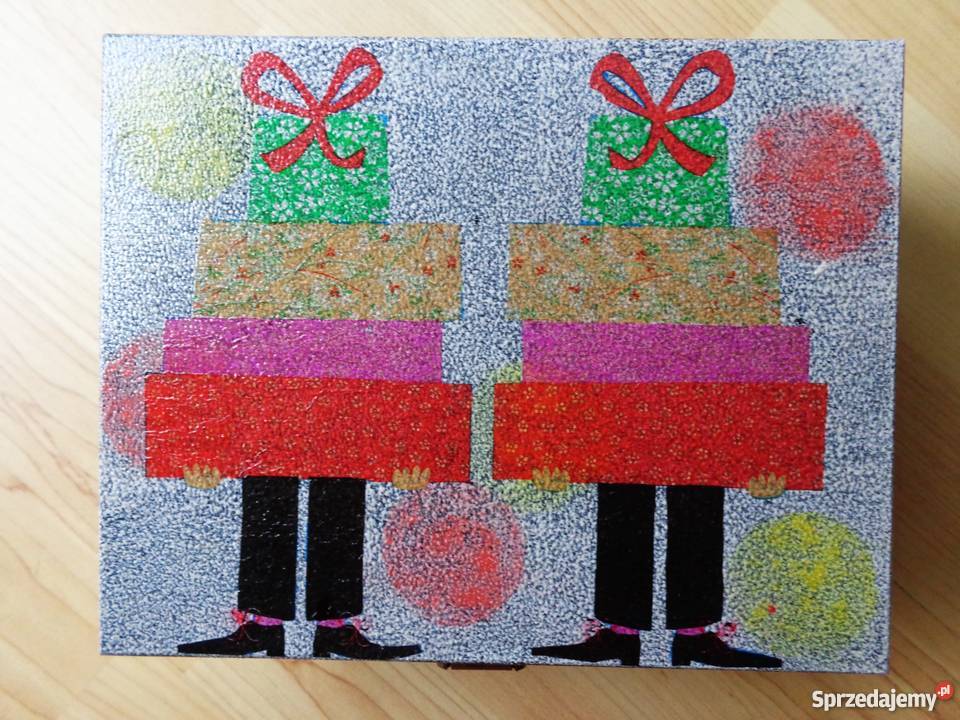 PREZENTY Drewniana ozdobna skrzyneczka na skarby Warszawa sprzedam